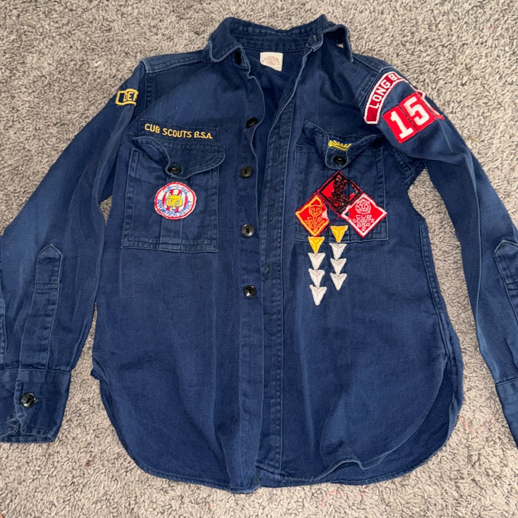 Vintage Boy Scouts Collard Shirt To Die 4